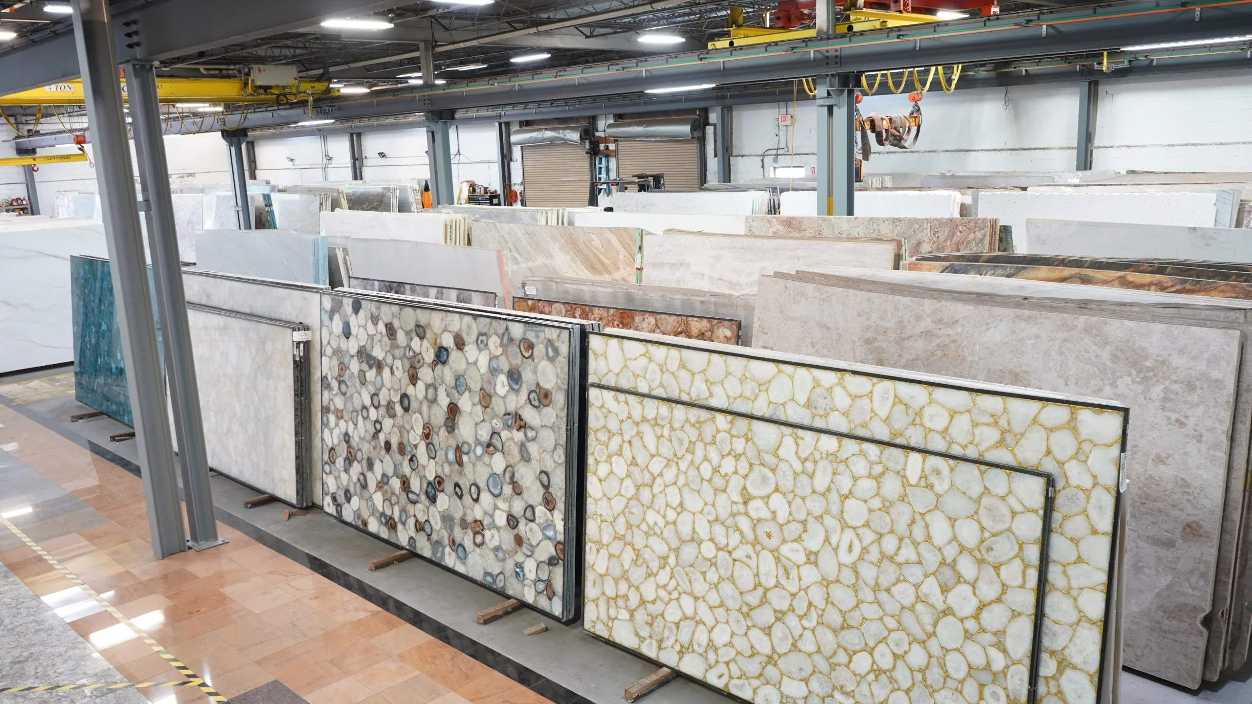 Family owned stone showroom